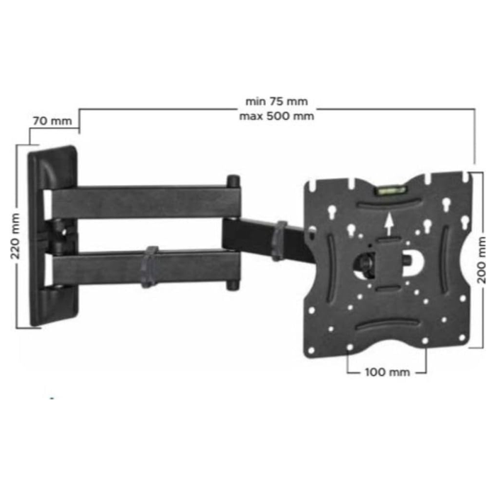 VONTECH tv wall mount Metal close-up detail