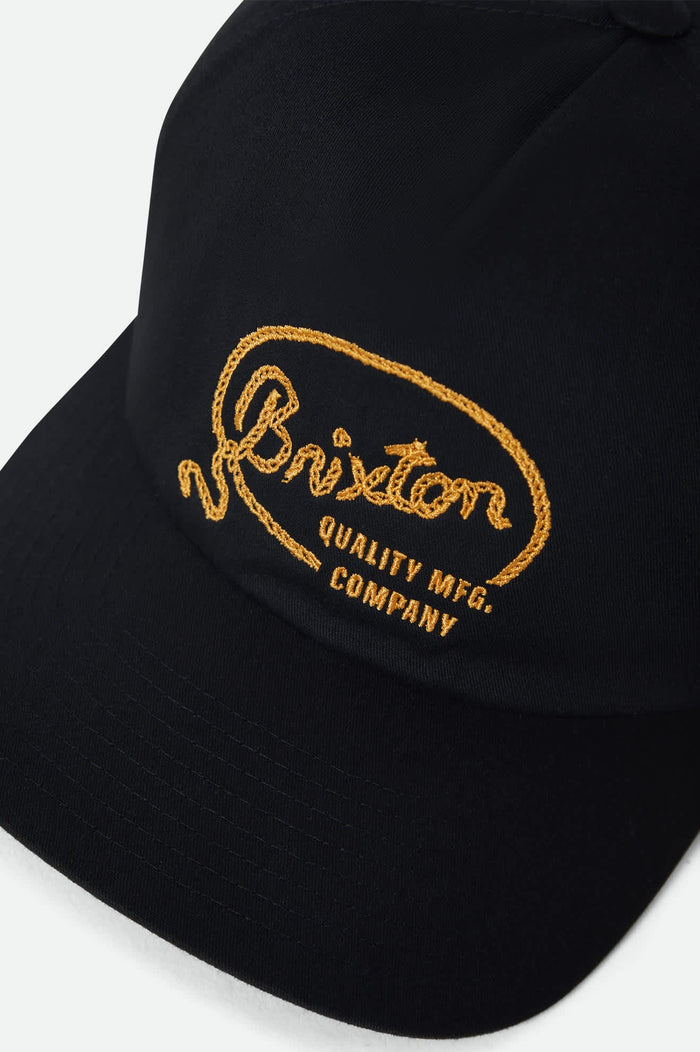 Unisex Gallatin Snapback in the color Black - Additional Laydown image