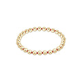 Gameday Hope Grateful 5mm Bead Bracelet - Bright Red