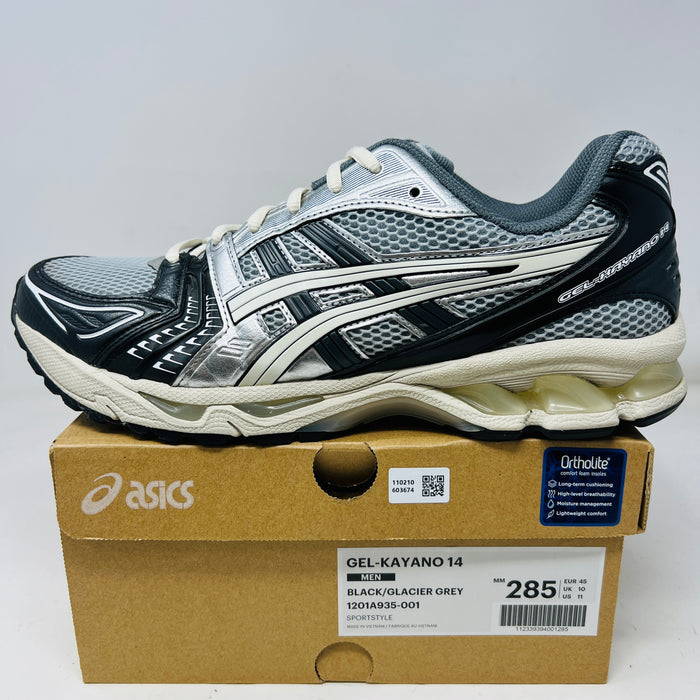 ASICS Gel-Kayano 14 Black Glacier Grey Silver