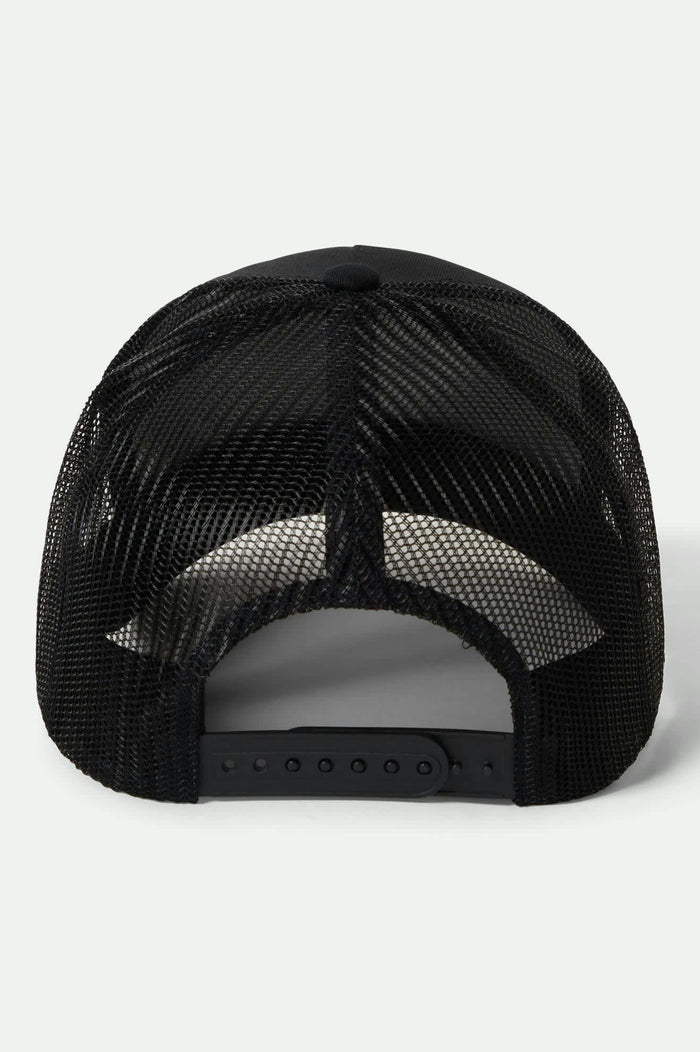 Genuine Quality Netplus Trucker Hat - Black/Black
