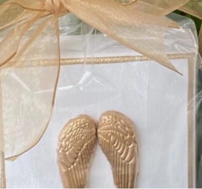 Gilded Gold Angel Wings Canvas Art