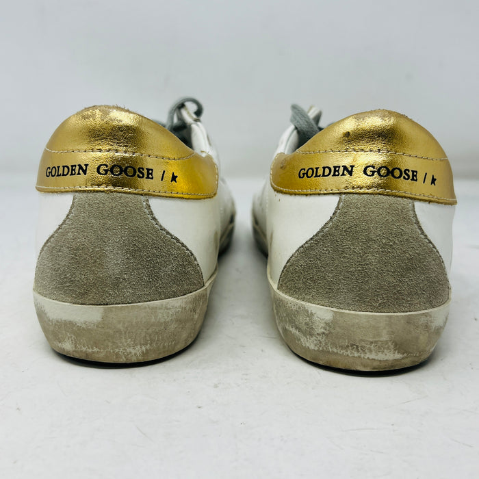 Golden Goose Superstar Metallic Silver Gold (Women's)