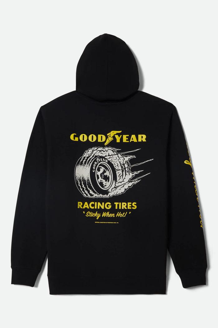 Men's Goodyear Cheater Slick Hood in the color Black - Additional Laydown image