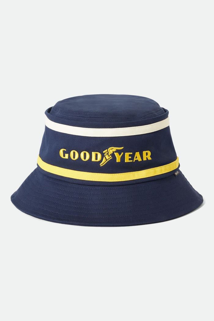 Unisex Goodyear Service Bucket Hat in the color Navy - Additional Laydown image