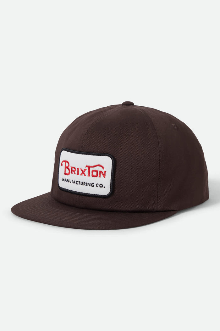 Unisex Grade Snapback in the color Pinecone Brown - Front Product View