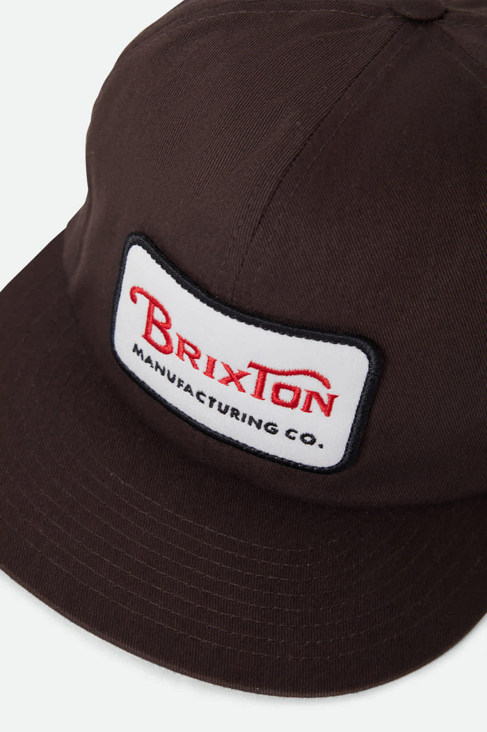 Unisex Grade Snapback in the color Pinecone Brown - Additional Laydown image