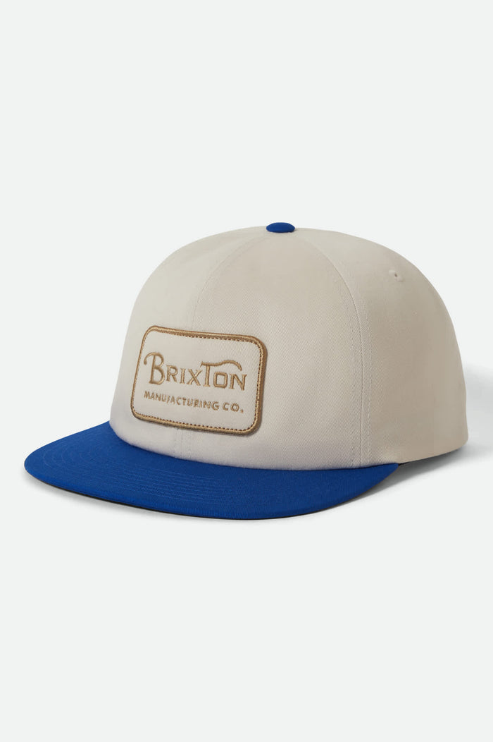 Unisex Grade Snapback in the color Whitecap/Royal - Front Product View