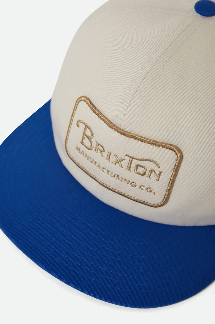 Unisex Grade Snapback in the color Whitecap/Royal - Additional Laydown image