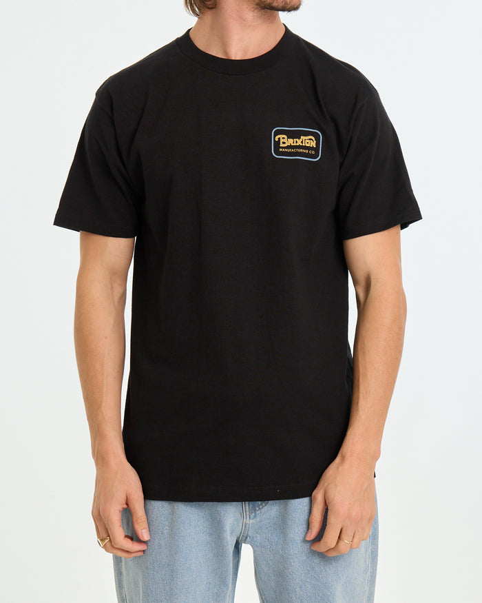Grade Standard T-Shirt - Black/Sunset/Grey Blue