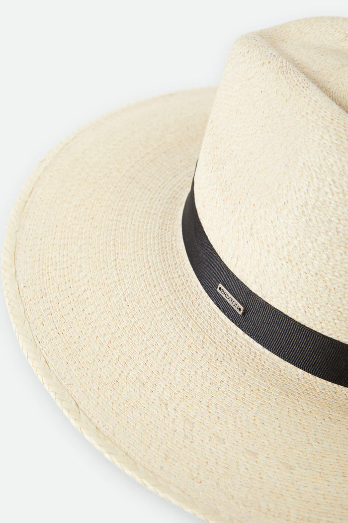 Women's Harper Straw Hat in the color Natural - Additional Laydown image