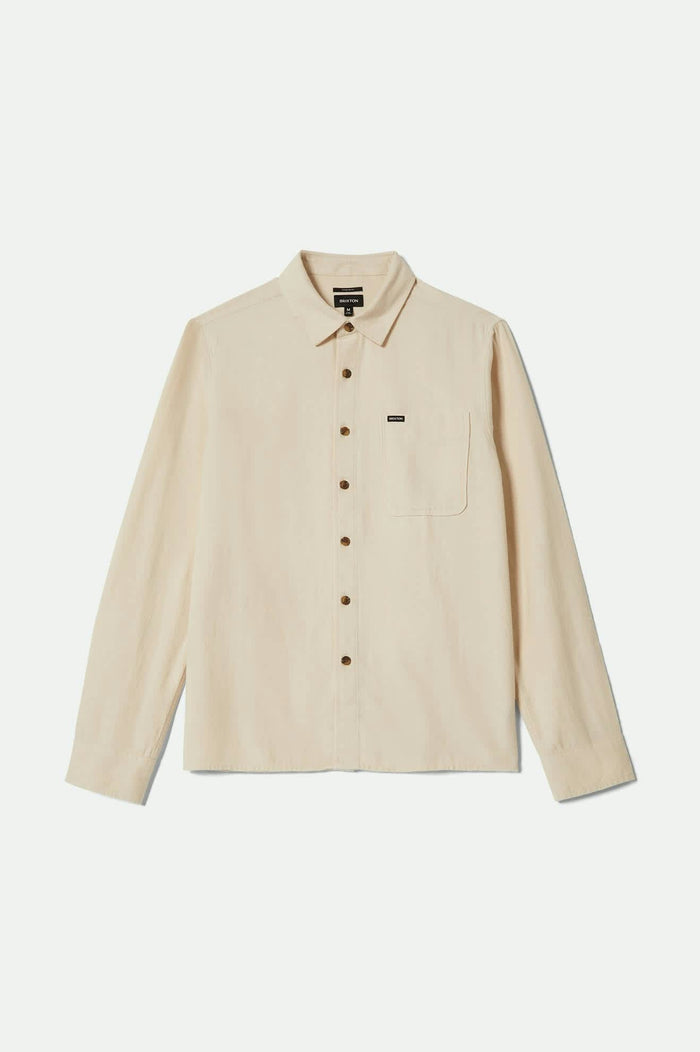 Men's Hasting Lightweight Ultra Soft Flannel in the color Whitecap - Front Product View