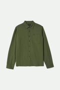 Men's Hasting Lightweight Ultra Soft Flannel in the color Wild Green - Front Product View