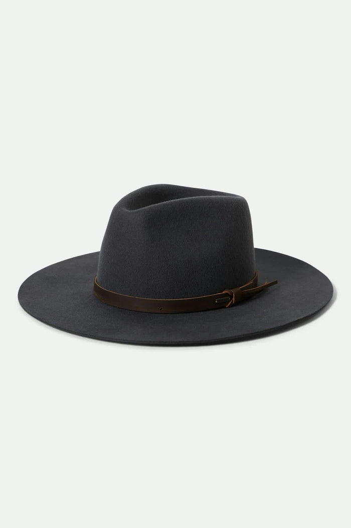Unisex Hawkins WTHR GUARD™ Cowboy Hat in the color Asphalt/Brown - Front Product View