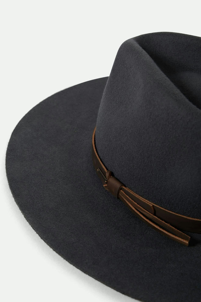 Unisex Hawkins WTHR GUARD™ Cowboy Hat in the color Asphalt/Brown - Additional Laydown image
