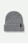 Unisex Heist Beanie in the color Light Heather Grey - Front Product View