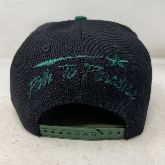Hellstar Sharkteeth Snapback Hat Black/Green