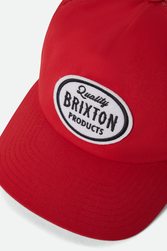 Unisex Henry Trucker Hat in the color Adrenaline Rush/Adrenaline Rush - Additional Laydown image