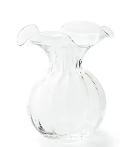 Hibiscus Glass Large Fluted Vase - Wilson Lee