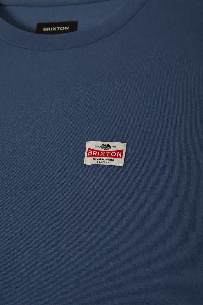 Men's Void S/S Standard T-Shirt in the color Bering Sea Worn Wash - Additional Laydown image