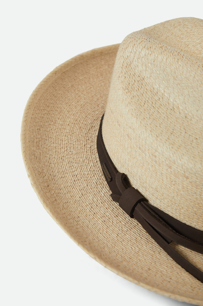 Unisex Hitch Ranch Fedora in the color Bone - Additional Laydown image
