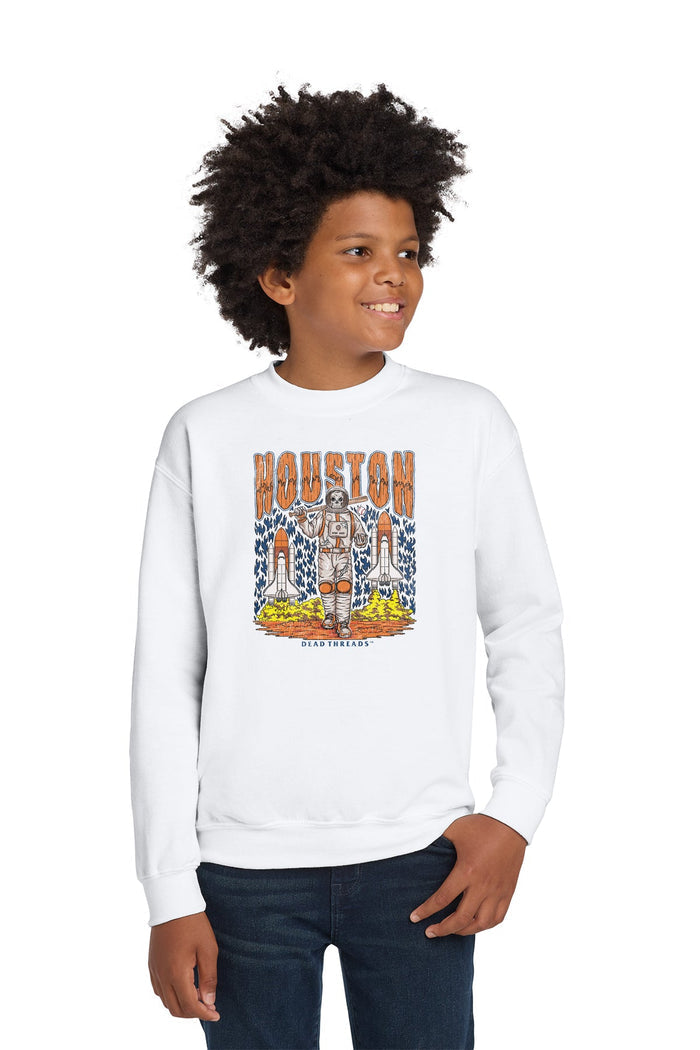 HOUSTON BASEBALL KIDS CREWNECK SWEATSHIRT – Kids clothes – Dead Threads Apparel