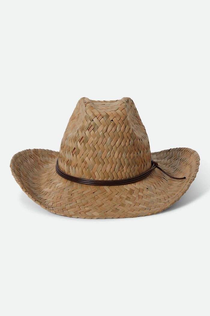 Unisex Houston II Straw Cowboy Hat in the color Tan - Additional Laydown image