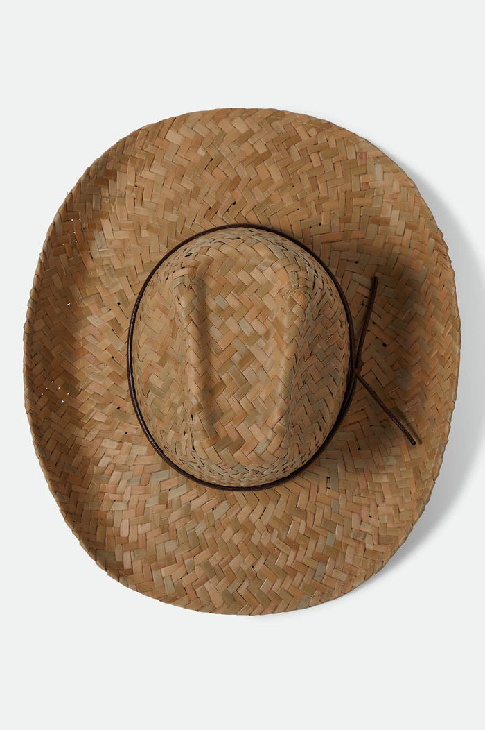 Unisex Houston II Straw Cowboy Hat in the color Tan - Additional Laydown image