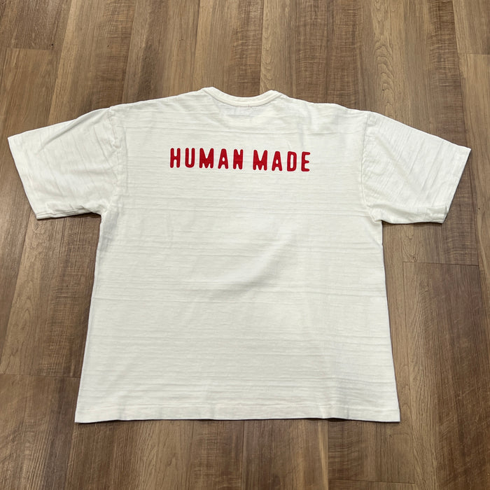 Human Made Preppy Tiger Tee White