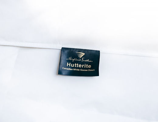 Iceland 500TC Hutterite White Goose Down Pillow, view 2 - Mattress Miracle Brantford