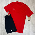 Nike Dri-Fit Set - Red/Black