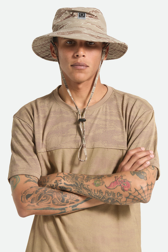 Unisex Journey Boonie Hat in the color Desert Tiger Camo - Men's Front View