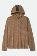 Men's Journey Long Sleeve Sun Hoodie in the color Desert Tiger Camo - Front Product View