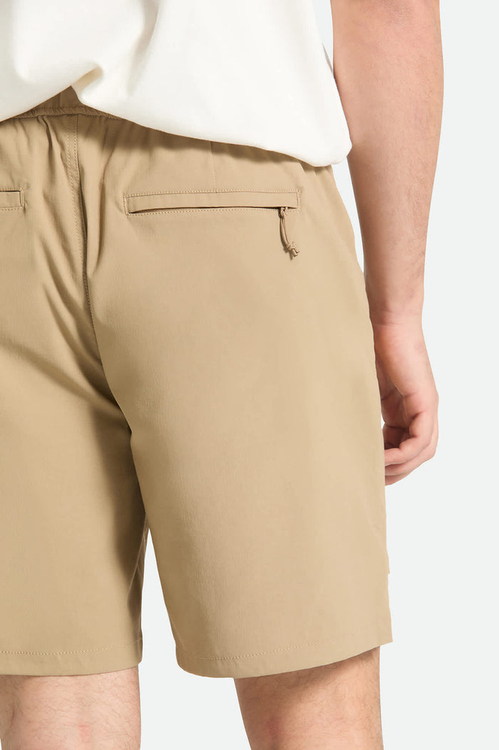 Men's Journey Utility Short in the color Khaki - Additional Fit image