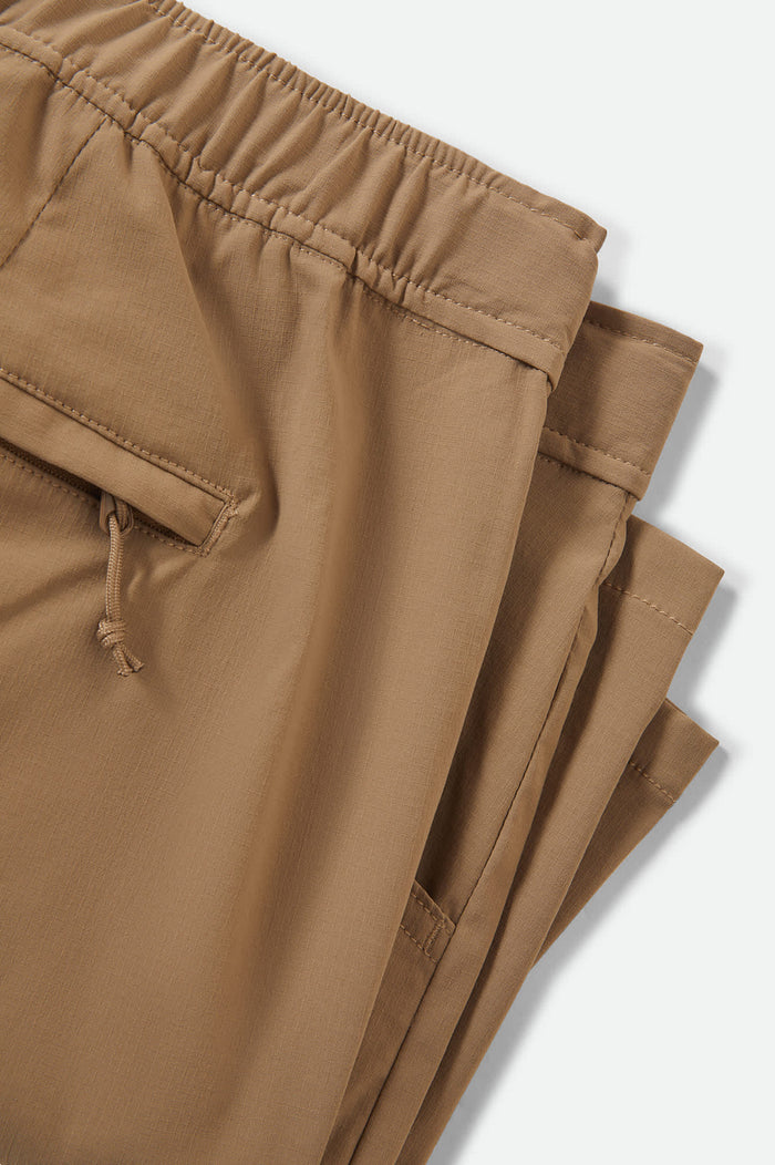 Men's Journey Utility Short in the color Khaki - Additional Laydown image