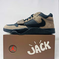 Jordan Jumpman Jack TR Travis Scott Dark Mocha sneakers, brand new with extra laces and bag, 2024 release.