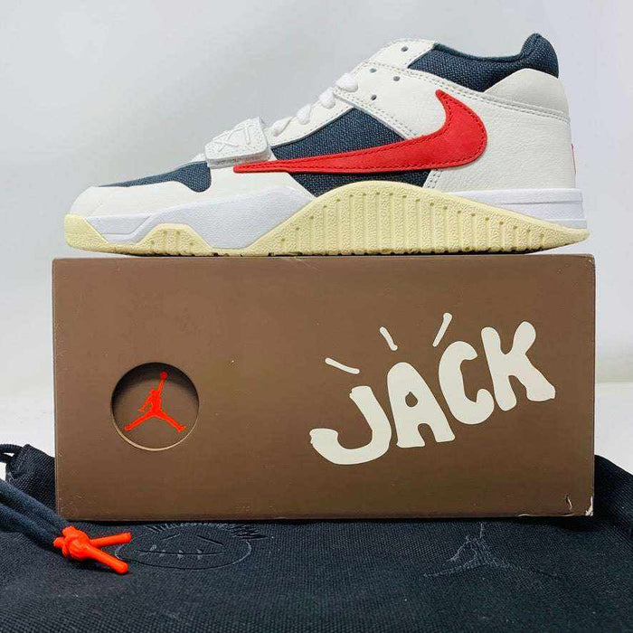 Jordan Jumpman Jack TR Travis Scott University Red sneakers 2024 brand new with original accessories and good box condition