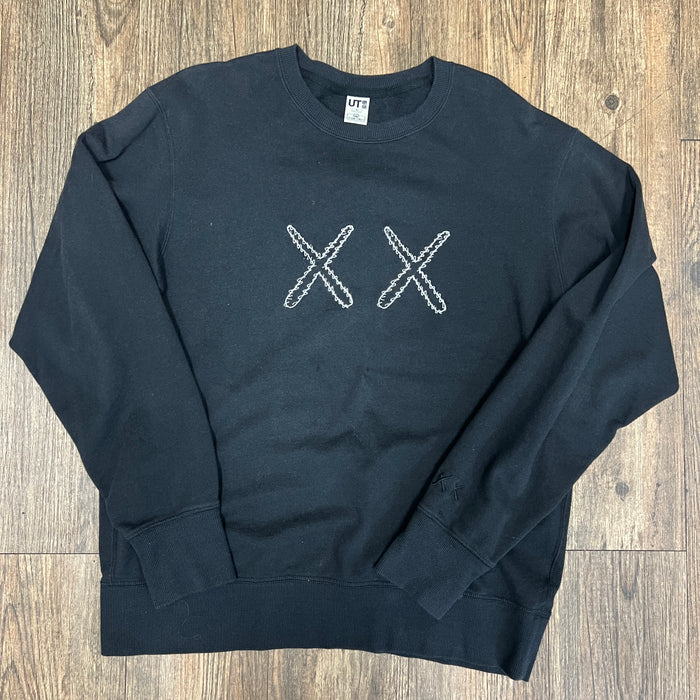 KAWS x Uniqlo x Sesame Street XX Sweatshirt Black