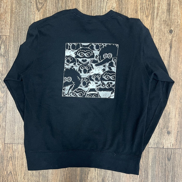 KAWS x Uniqlo x Sesame Street XX Sweatshirt Black