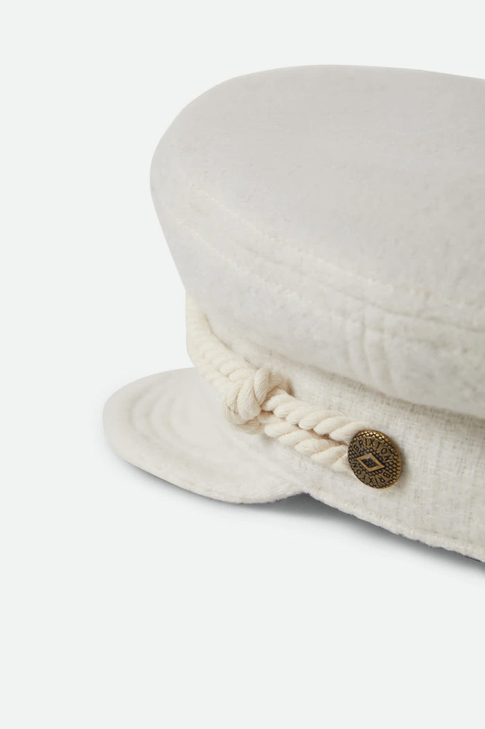 Women's Kayla Cap in the color Off White Boucle - Additional Laydown image