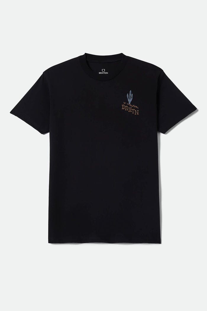 Men's Keslo Standard T-Shirt in the color Black - Front Product Laydown Image