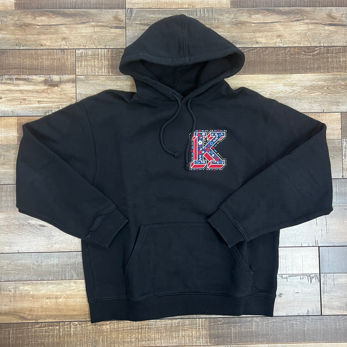 Kith Needlepoint Hoodie Black
