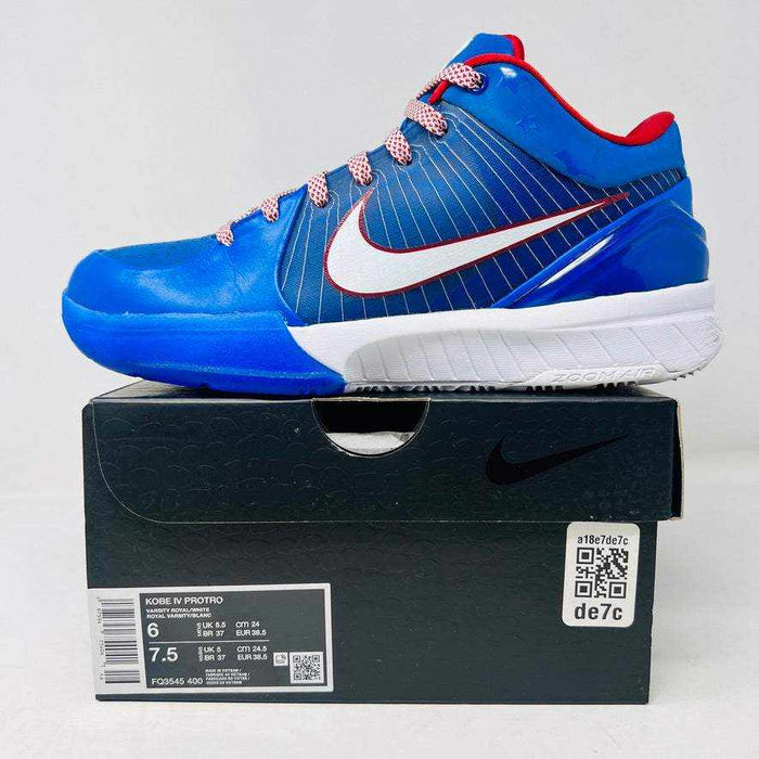Nike Kobe 4 Protro Philly 2024 sneakers lightly worn with good box condition