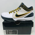Nike Kobe 4 Protro White Black Del Sol