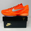 Nike Kobe 6 Protro Total Orange basketball shoe on black Nike box, brand new 2025 model