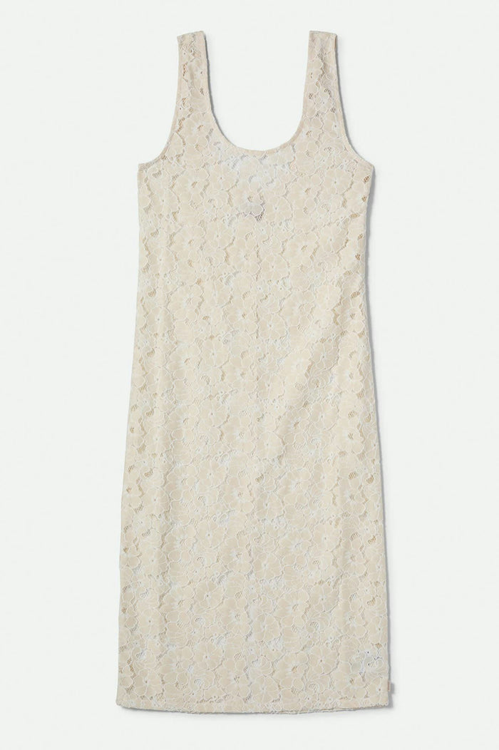 Women's Lace Cover Up Dress in the color Whitecap - Front Product View