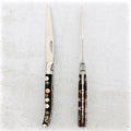 Laguiole Forged Steak Knives Genuine Timepiece Gears Inlay