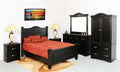 Lakewood Style 3700 Bedroom Set — Solid Maple - Studio View