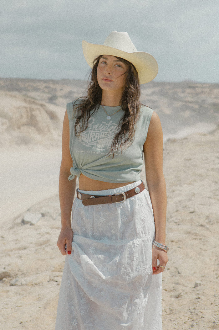 Unisex Laredo Straw Cowboy Hat in the color Bone - Men's Lifestyle image