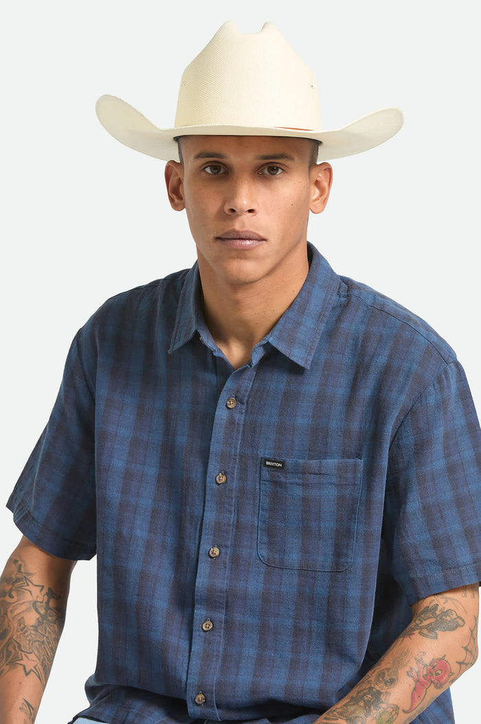 Unisex Laredo Straw Cowboy Hat in the color Bone - Men's Front View